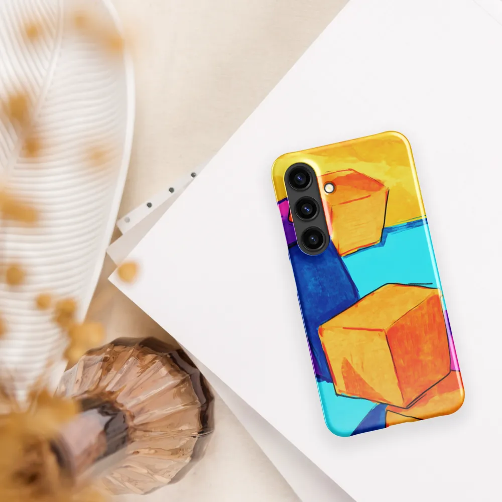 Playful Cubes in Vibrant Harmony
