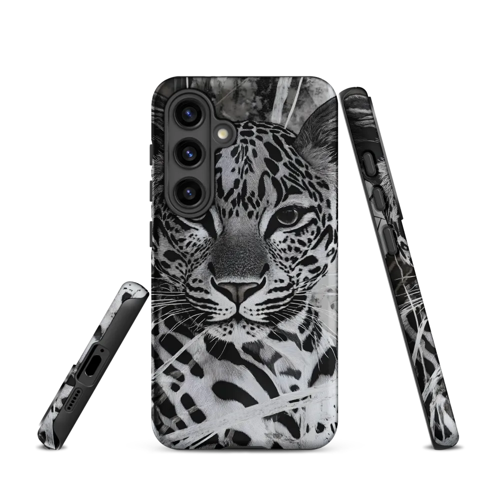 Majestic Gaze: The Leopard's Portrait | Phone Case |  S24 | Tough Case | Matte
