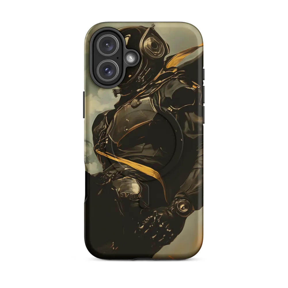 Ethereal Explorer: The Enigmatic Astronaut | Phone Case |  16 Plus | MagSafe® Tough Case | Matte