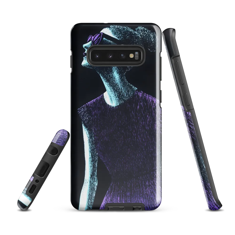 Contemplative Elegance | Phone Case |  S10 Plus | Tough Case | Glossy