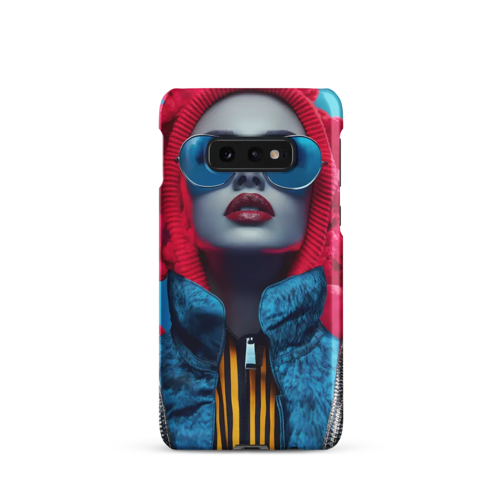 Bold Elegance in Digital Fashion | Phone Case |  S10e | Snap Case | Matte