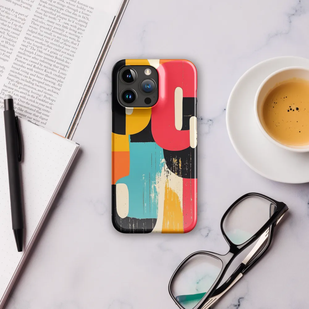 Colorful Curves: Numbers in Harmony | Phone Case |  15 Pro Max | Snap Case | Glossy