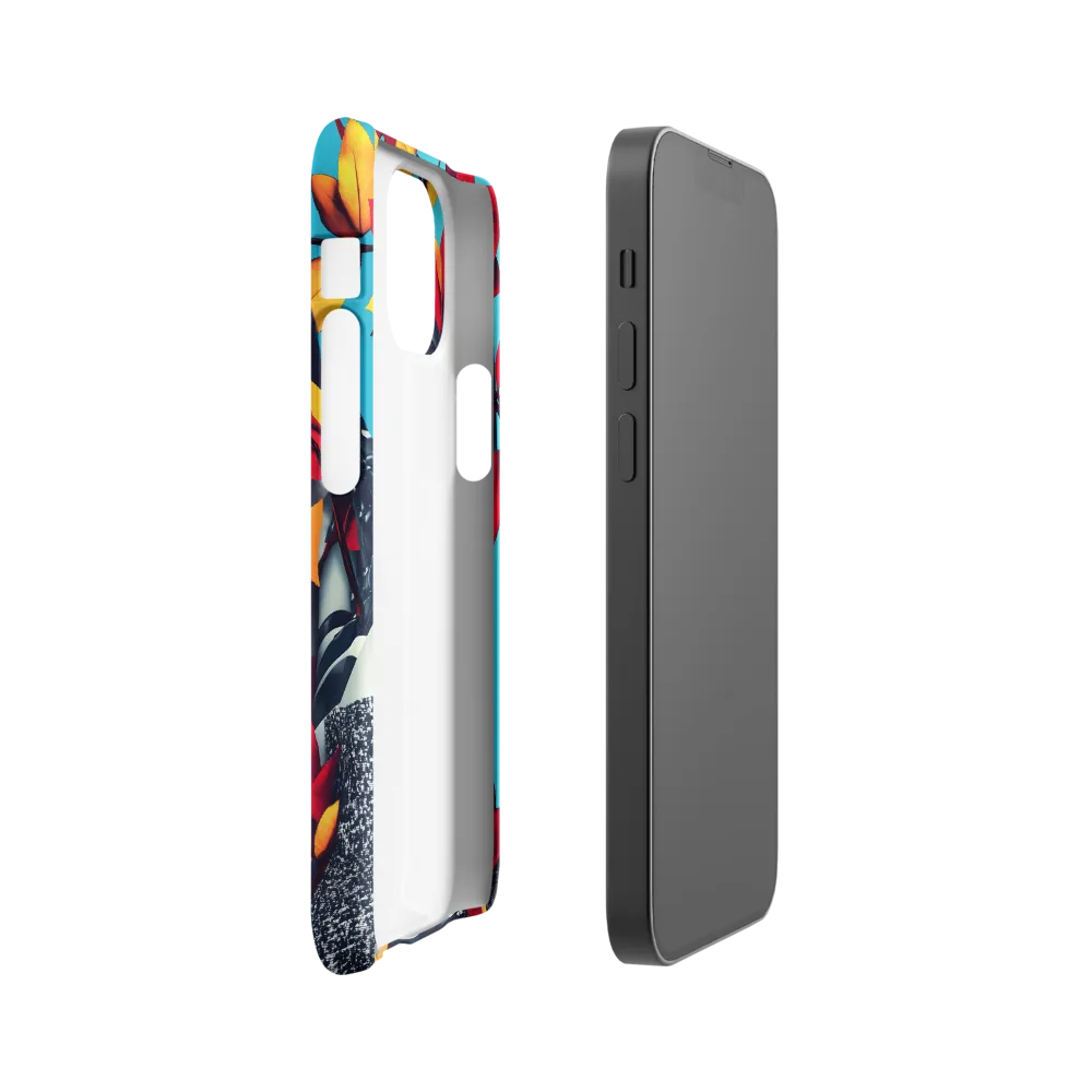 Futuristic Fusion: Nature Meets Technology | Phone Case |  13 Mini | Snap Case | Matte