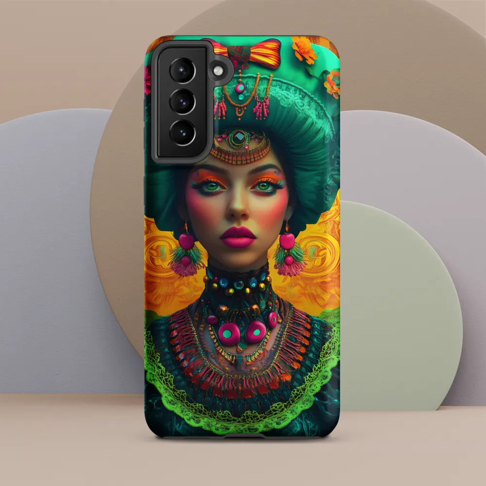 Feminine Elegance in Surreal Splendor