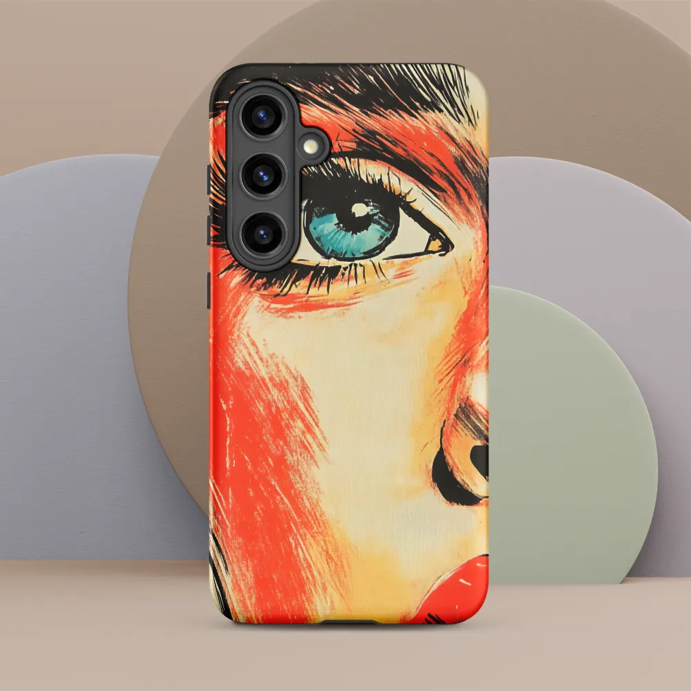 Intense Gaze: A Pop Art Portrait