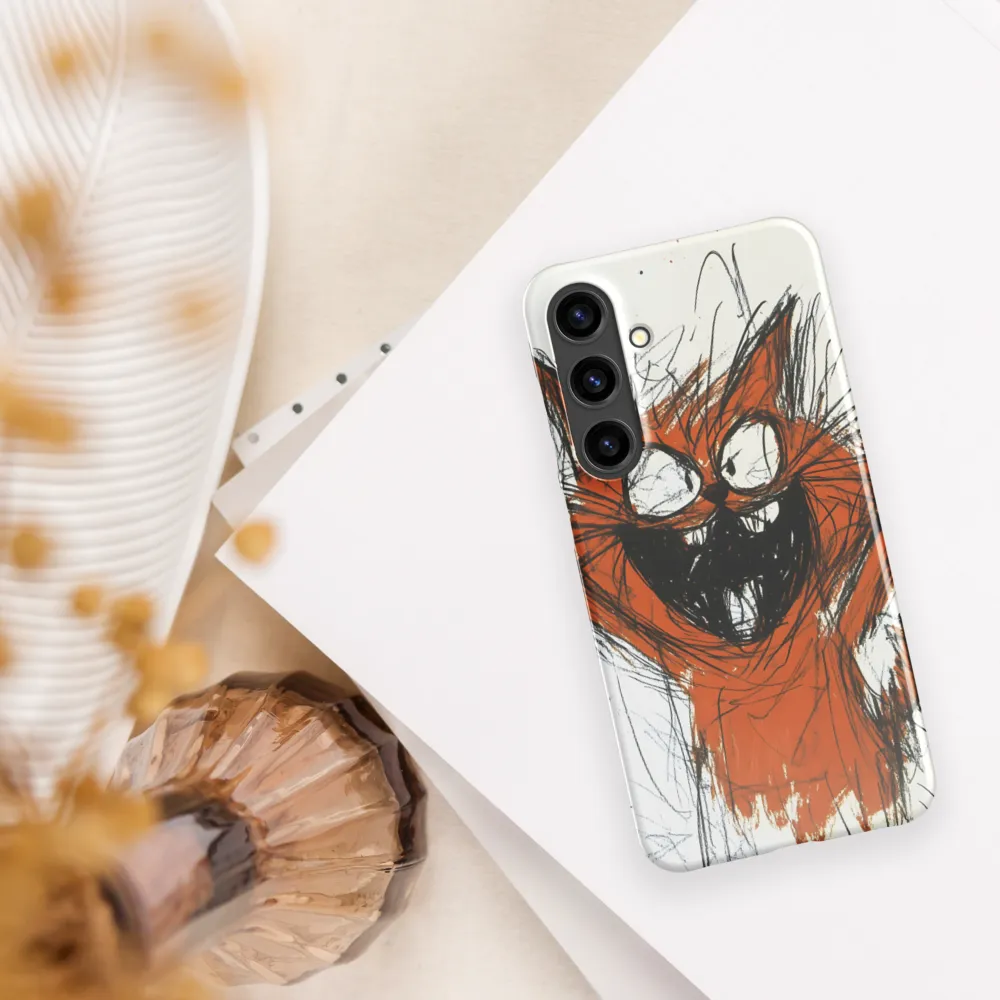 Joyful Cat Creation | Phone Case |  S24 Plus | Snap Case | Glossy