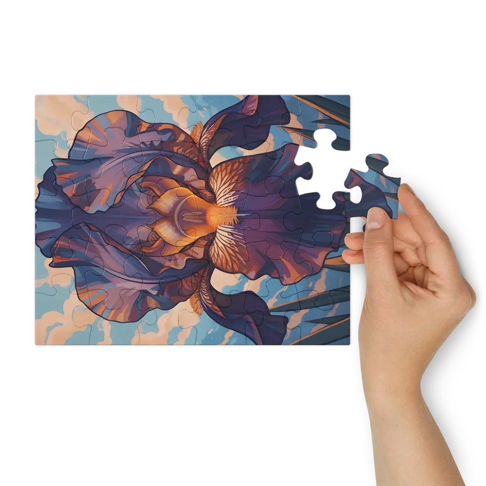 Iris Reverie 
 Jigsaw Puzzle in Tin Box