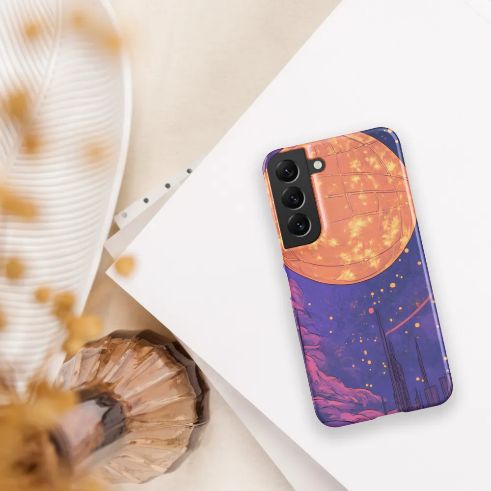 Celestial Cityscape: A Dance of Colors