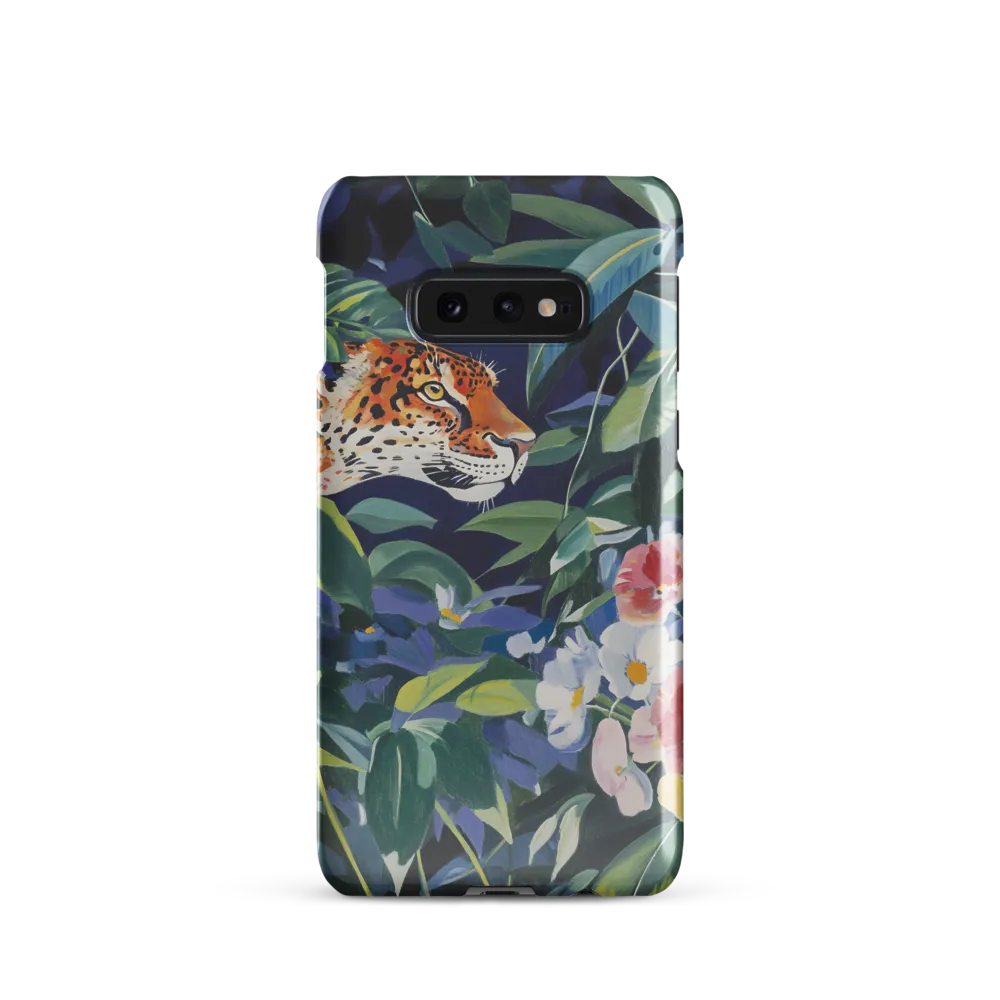 Hidden Majesty: The Jaguar Amongst Tropical Splendor | Phone Case |  S10e | Snap Case | Glossy