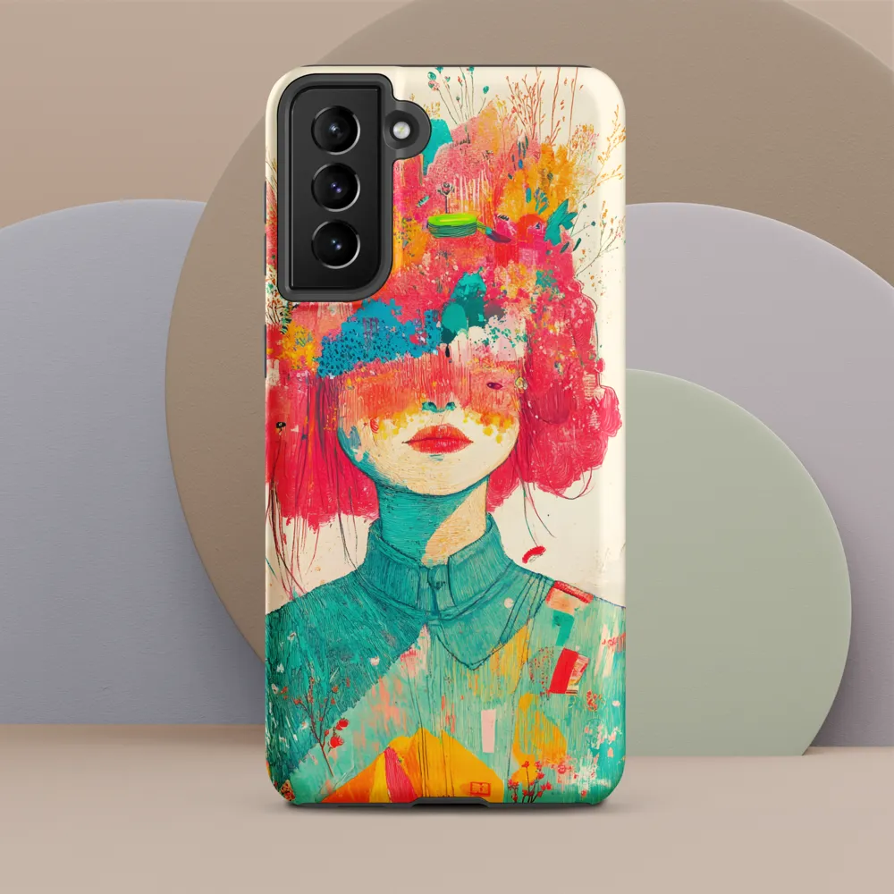 Whimsical Floral Portrait