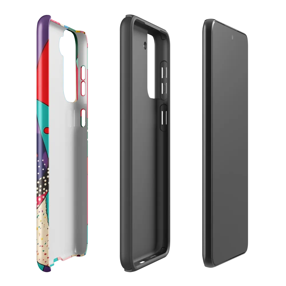 Playful Geometry in Color | Phone Case |  S21 Plus | Tough Case | Glossy