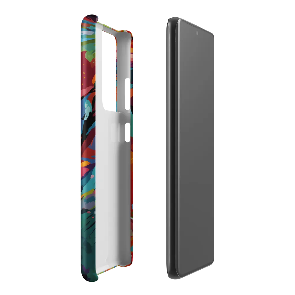 Colorful Lizard: An Abstract Adventure | Phone Case |  S21 Ultra | Snap Case | Matte
