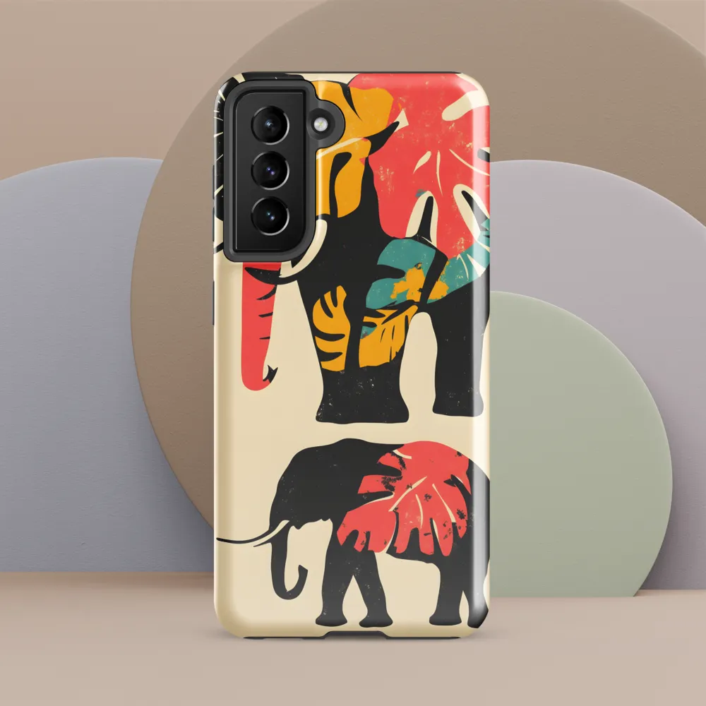 Tropical Elegance: The Elephant's Dance