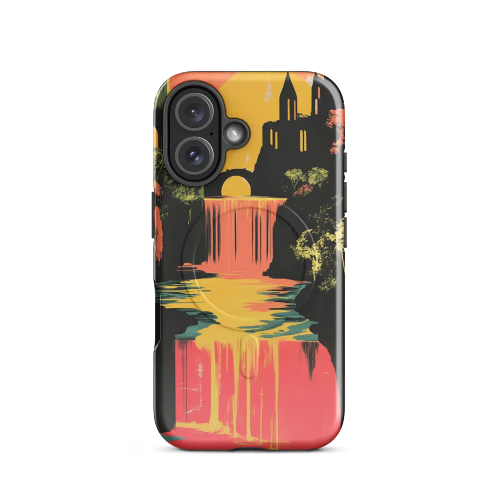 Elysian Echoes: A Surreal Reflections | Phone Case |  16 | MagSafe® Tough Case | Glossy