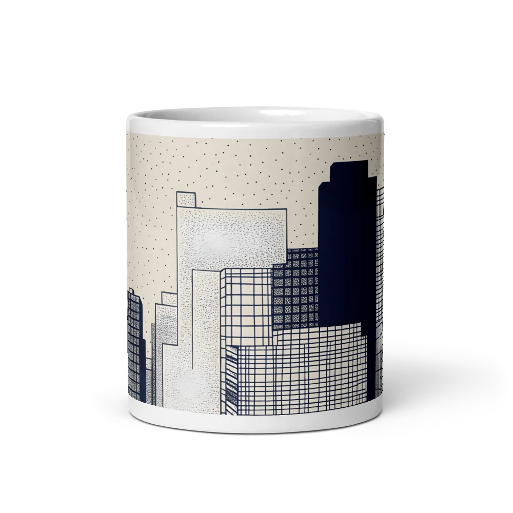 Urban Patterns: A Minimalist Skyline | Mugs | Multiple Sizes & Colors