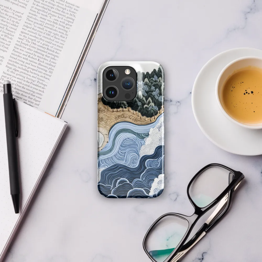 Oceanic Harmony: A Tranquil Landscape | Phone Case |  16 Pro | Snap Case | Glossy