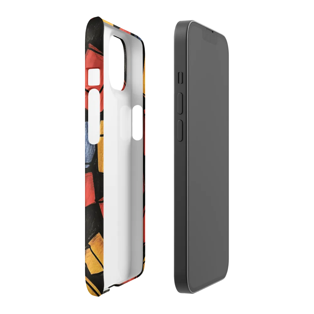 Vibrant Geometry in Motion | Phone Case |  14 | Snap Case | Matte