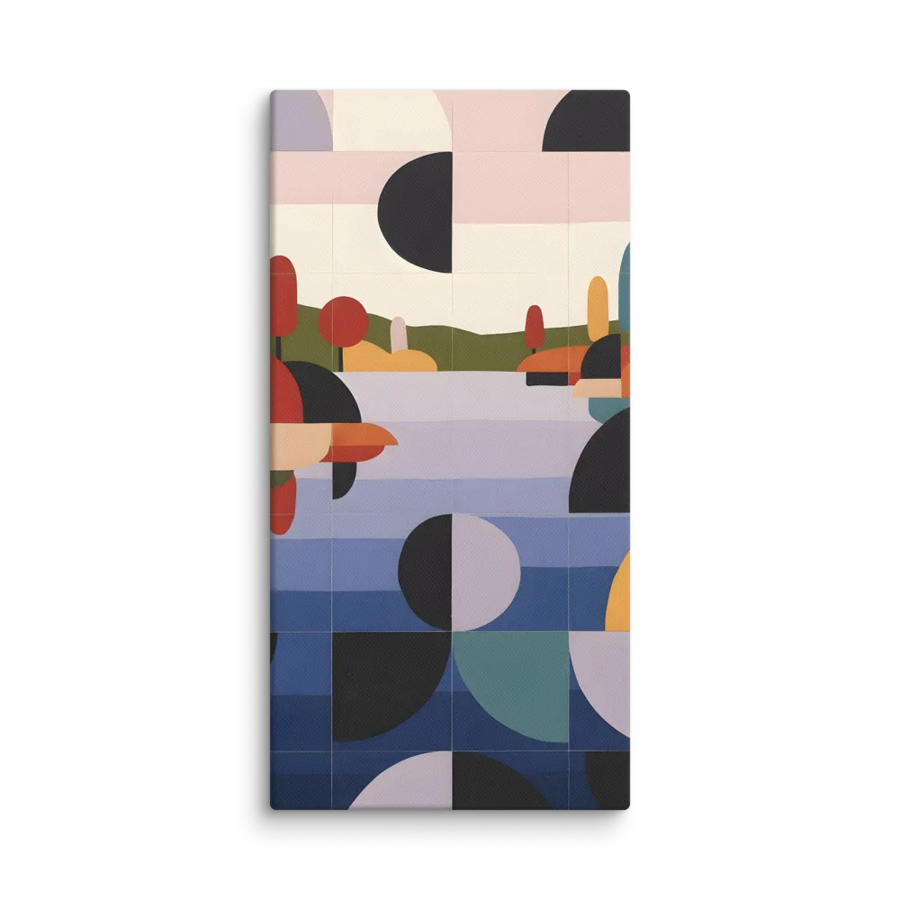 Chromatic Horizon 
 Canvas | 10″x 20″