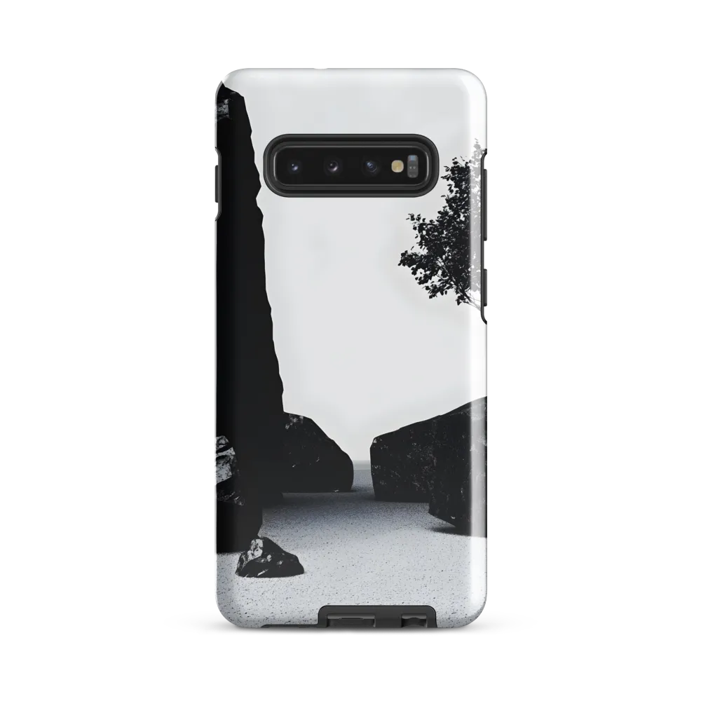 Serenity in Monochrome | Phone Case |  S10 Plus | Tough Case | Glossy