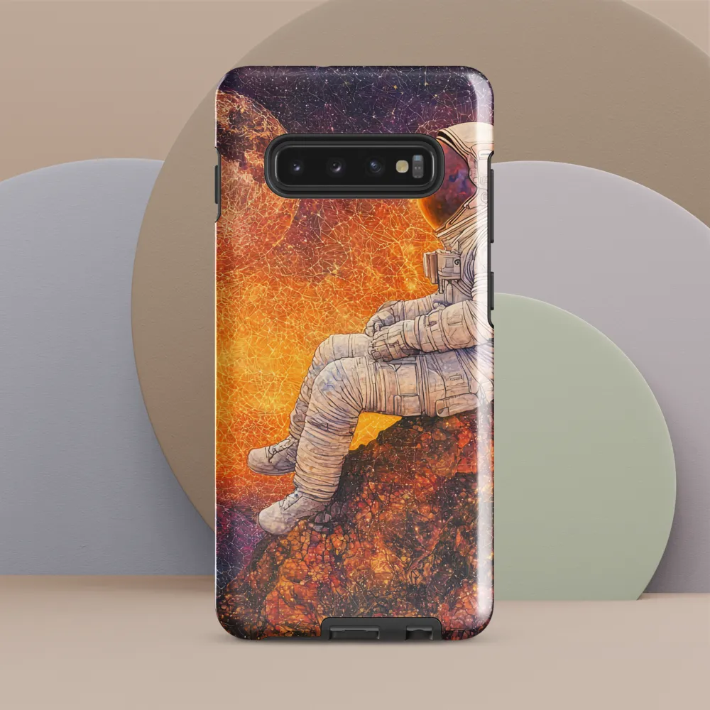 Cosmic Contemplation | Phone Case |  S10 Plus | Tough Case | Glossy