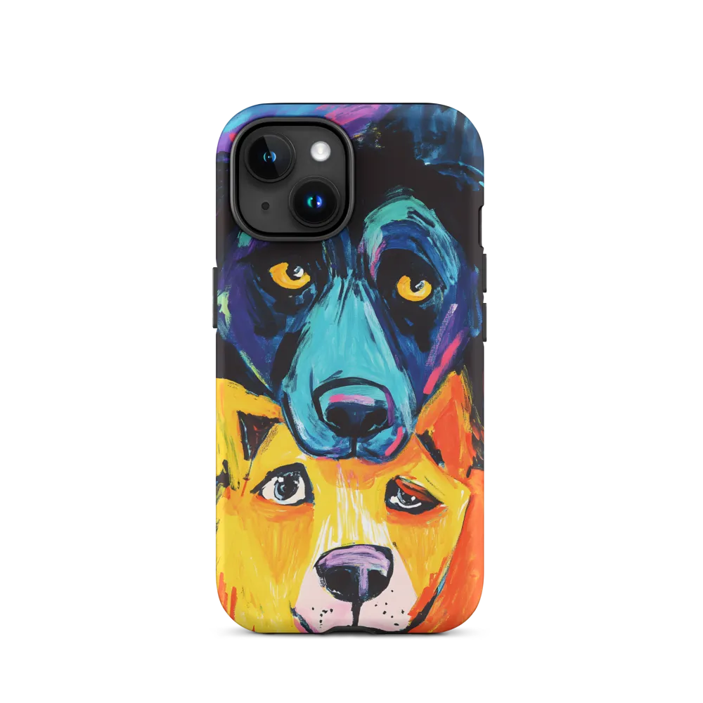 Vibrant Companions: An Expression of Canine Spirit