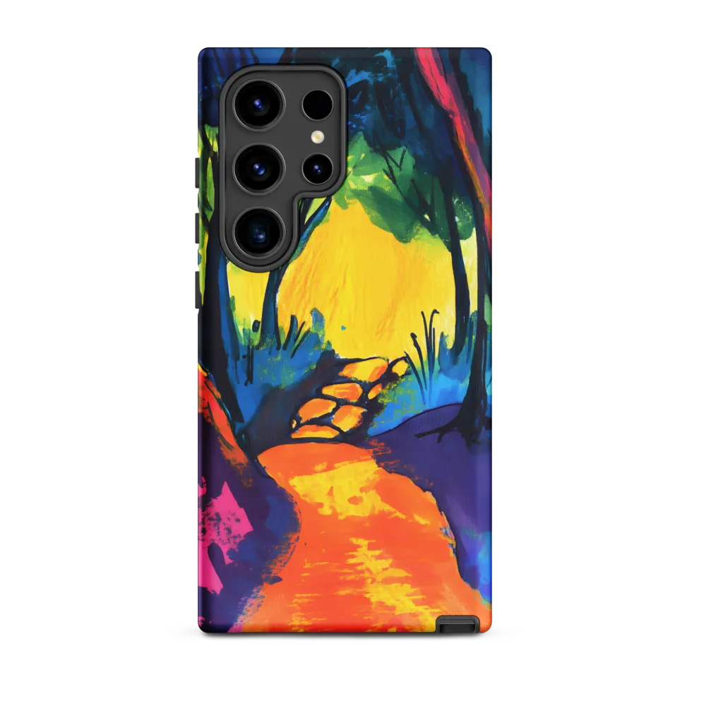 Path Through a Vibrant Forest