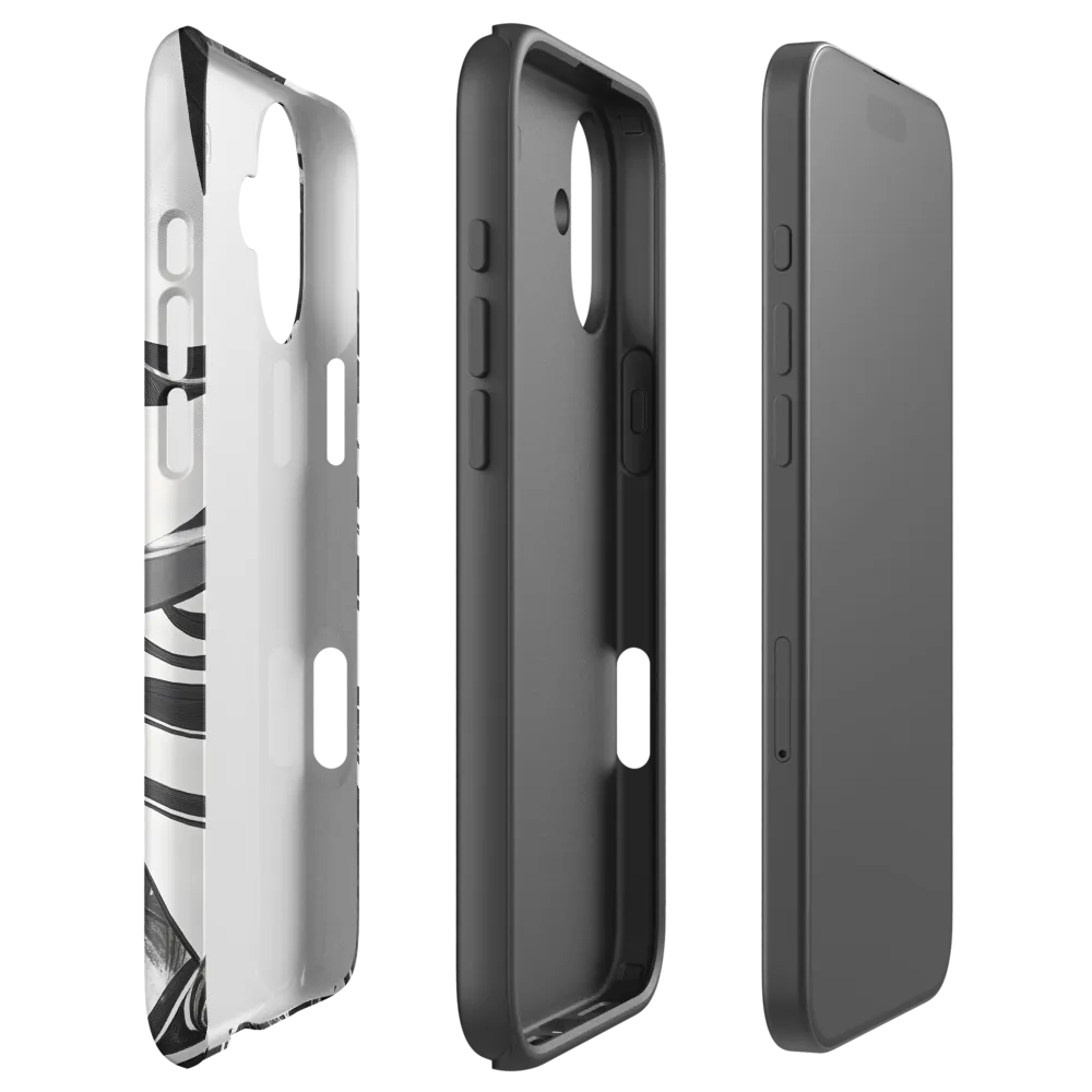 Fluid Grace: The Dance of Shadows | Phone Case |  16 Plus | Tough Case | Matte