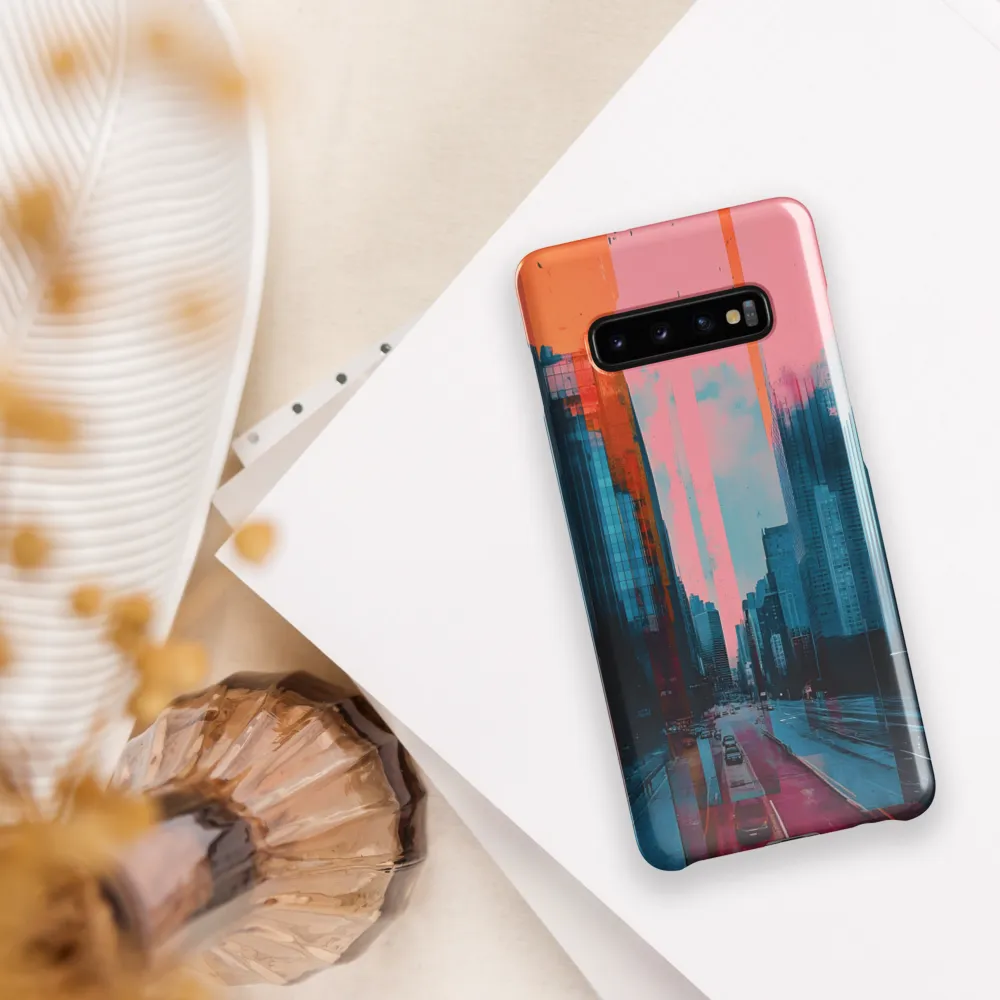 Urban Symphony: A Study in Color and Form | Phone Case |  S10 Plus | Snap Case | Glossy