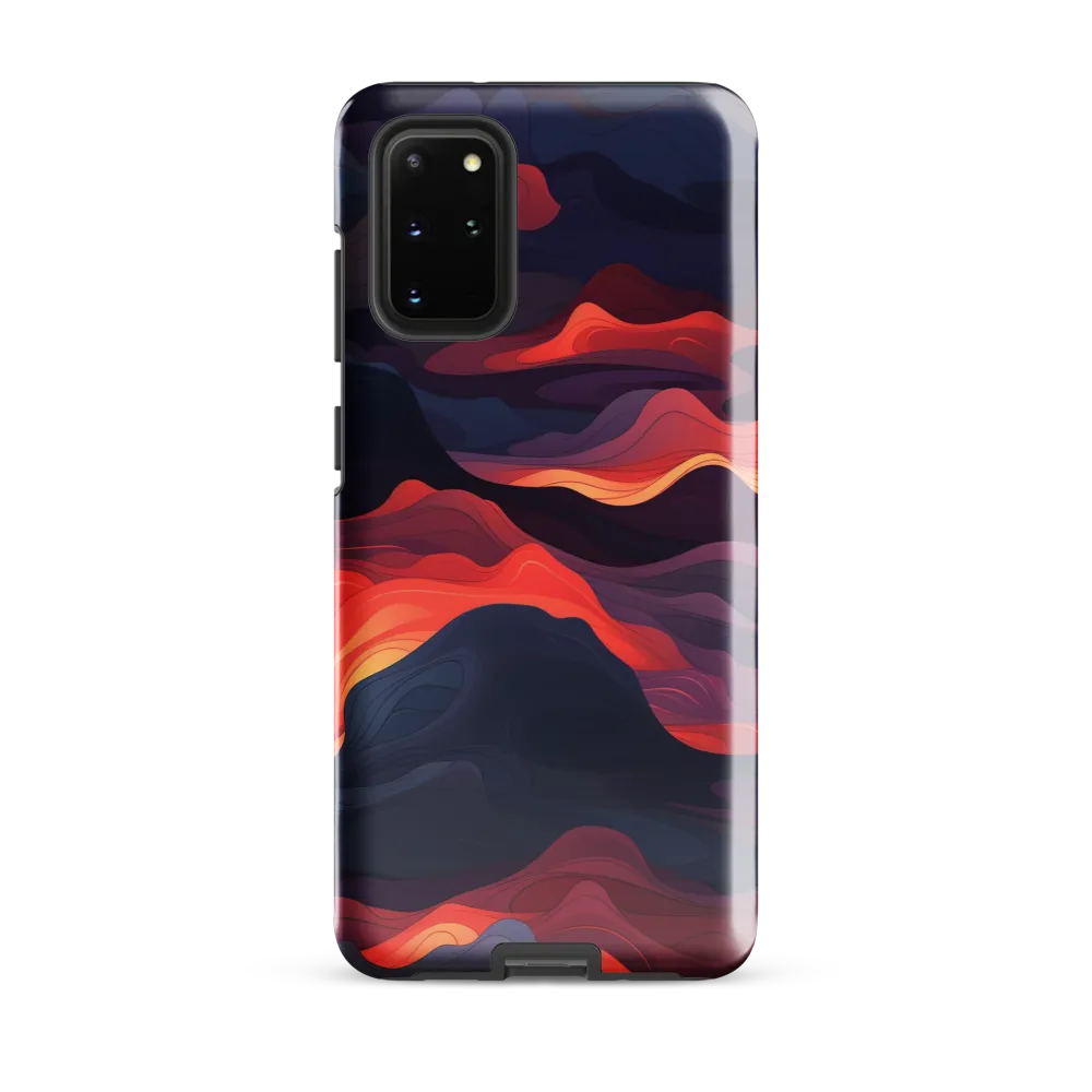 Ethereal Waves of Color | Phone Case |  S20 Plus | Tough Case | Glossy