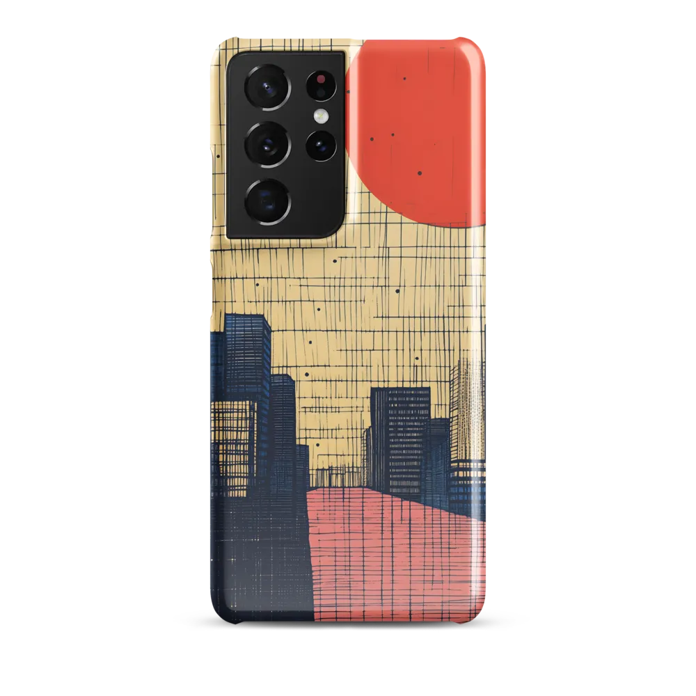 Urban Echoes: A Minimalist Cityscape