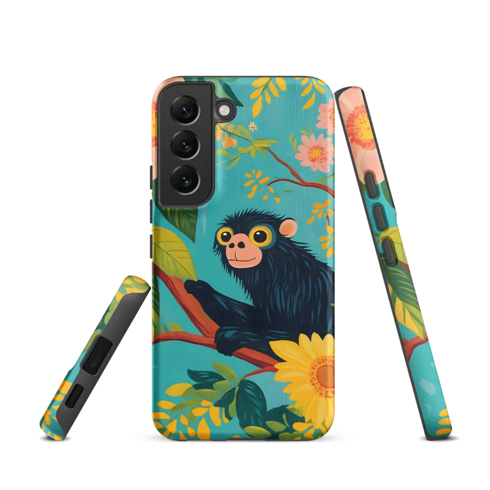 Joyful Encounter in a Floral Paradise