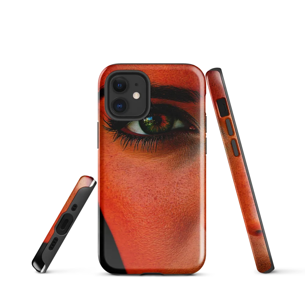 Gaze of Intensity | Phone Case |  12 mini | Tough Case | Glossy
