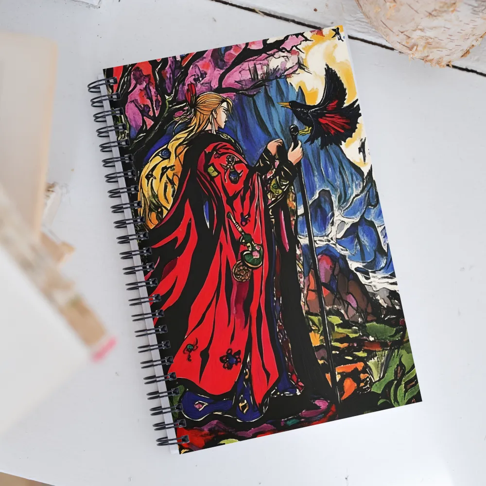 Guardian of the Mystical Realm | Spiral Notebook