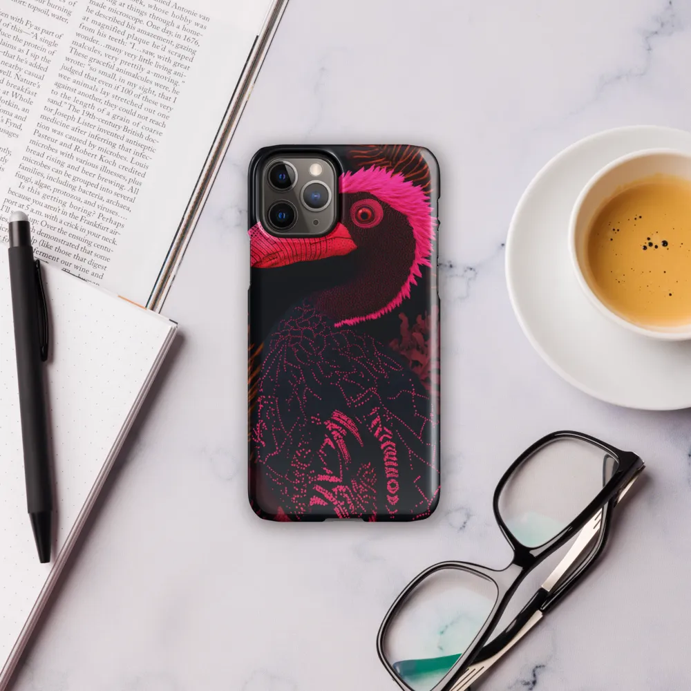 Tropical Echoes: A Modern Avian Portrait | Phone Case |  11 Pro | Snap Case | Glossy