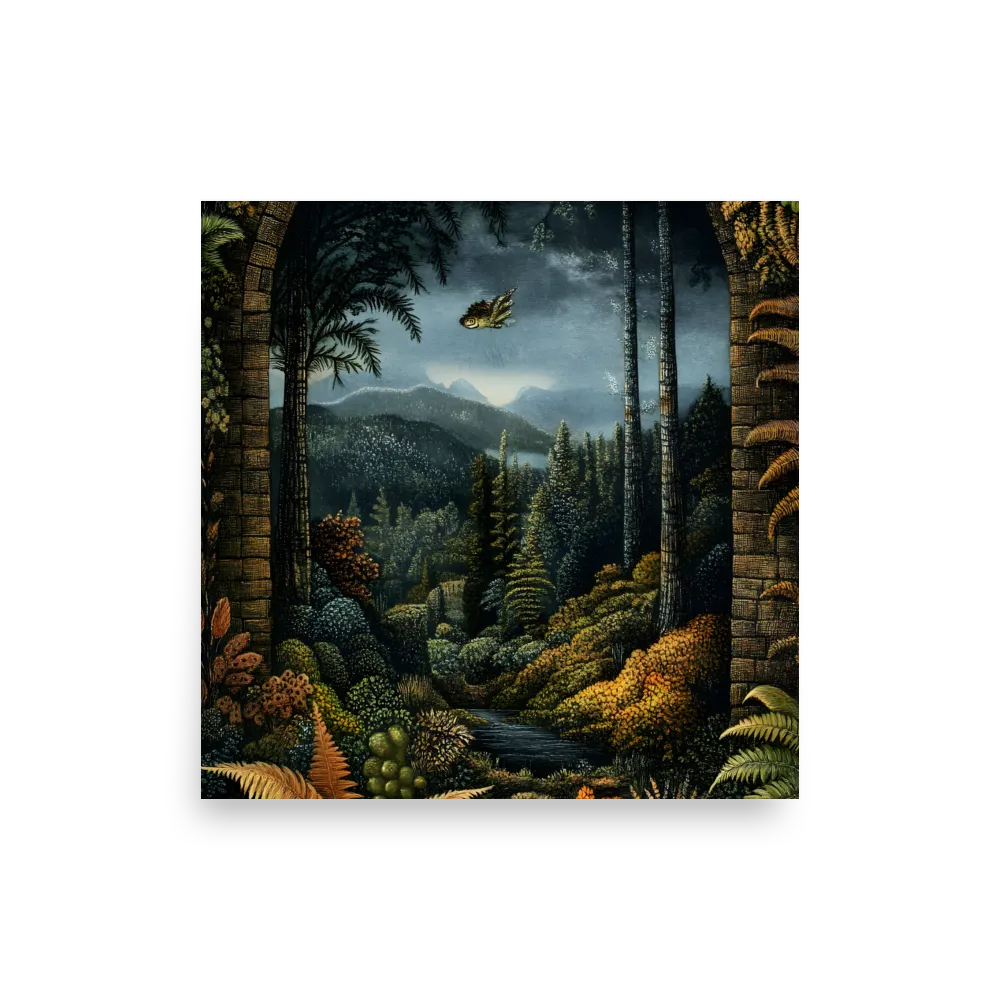 Whispers of the Enchanted Forest | Poster | 14″×14″