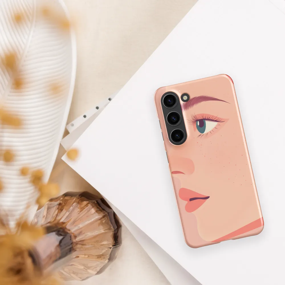 Profile in Pale Pink