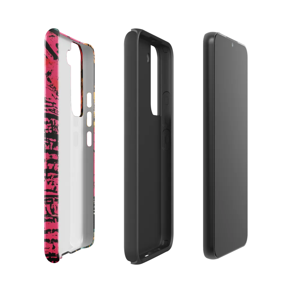 Bold Encounter: The Vibrant Elephant | Phone Case |  S22 | Tough Case | Glossy