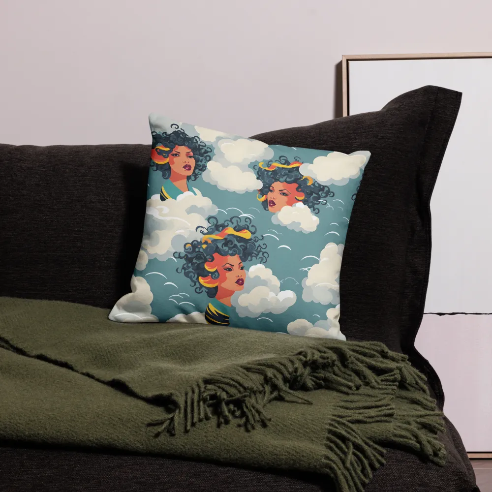 Whimsical Dreams in the Sky | Pillow | 18″×18″