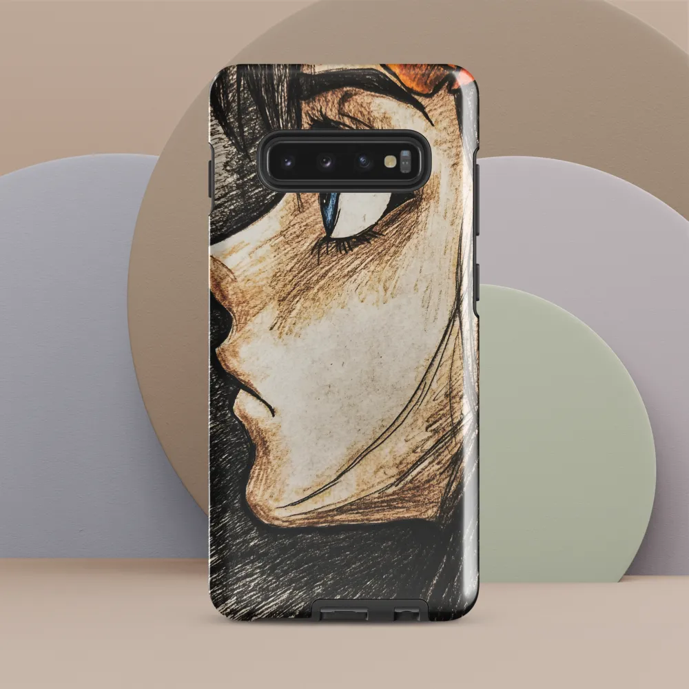 Reflections in Profile | Phone Case |  S10 Plus | Tough Case | Glossy