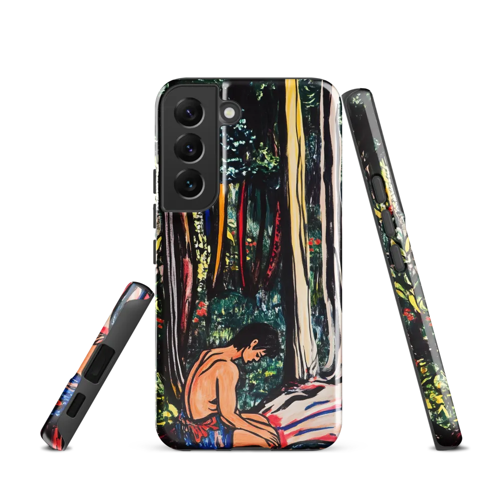 Contemplation in Nature | Phone Case |  S22 | Tough Case | Glossy