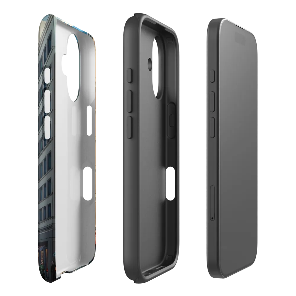 Futuristic Stroll through the Urban Skyline | Phone Case