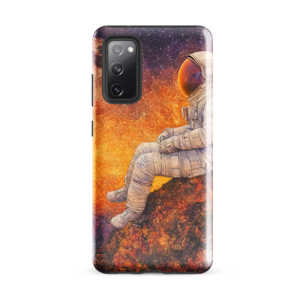 Cosmic Contemplation | Phone Case |  S20 FE | Tough Case | Glossy