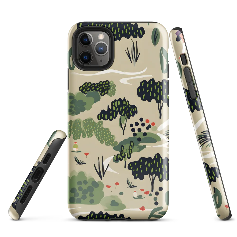 Harmony in Nature: A Whimsical Tapestry | Phone Case |  11 Pro Max | Tough Case | Glossy