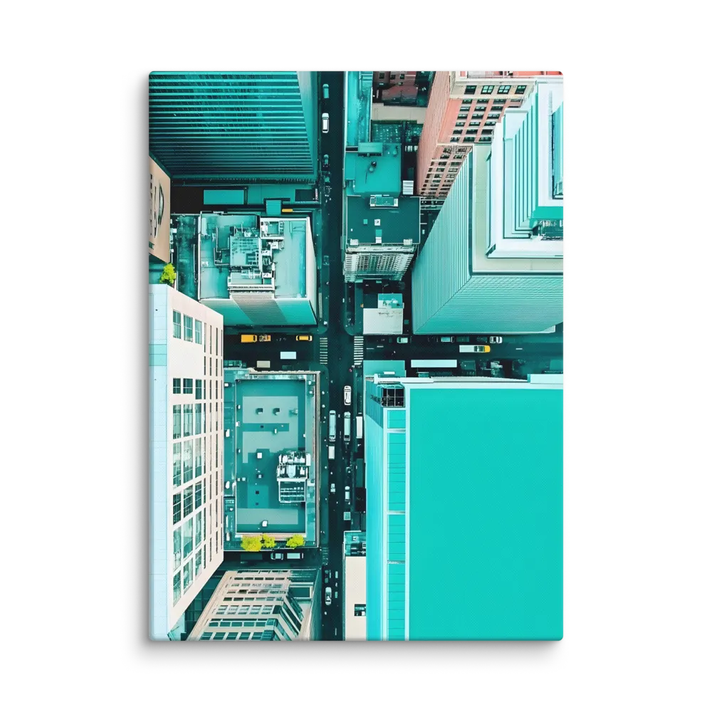 Urban Geometry: Aerial Perspective | Canvas | 40″×55″