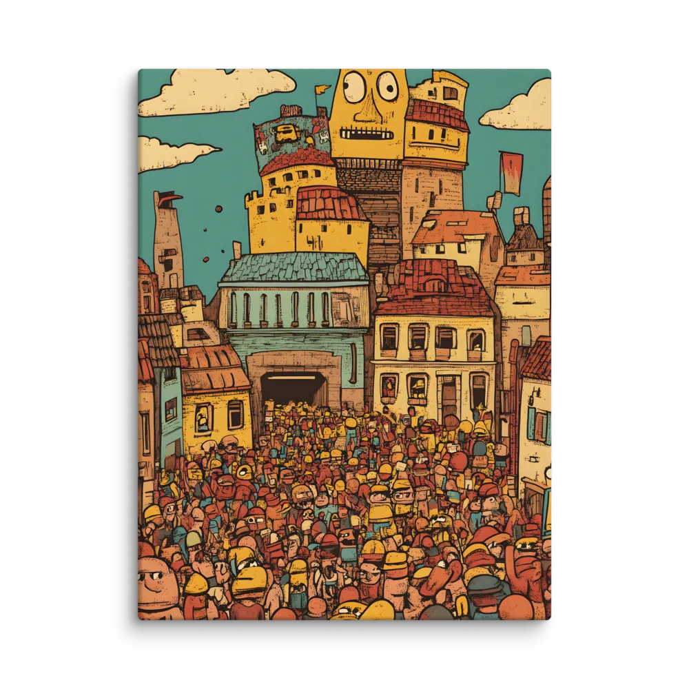 The Quirky City Gathering | Canvas | 24″×32″