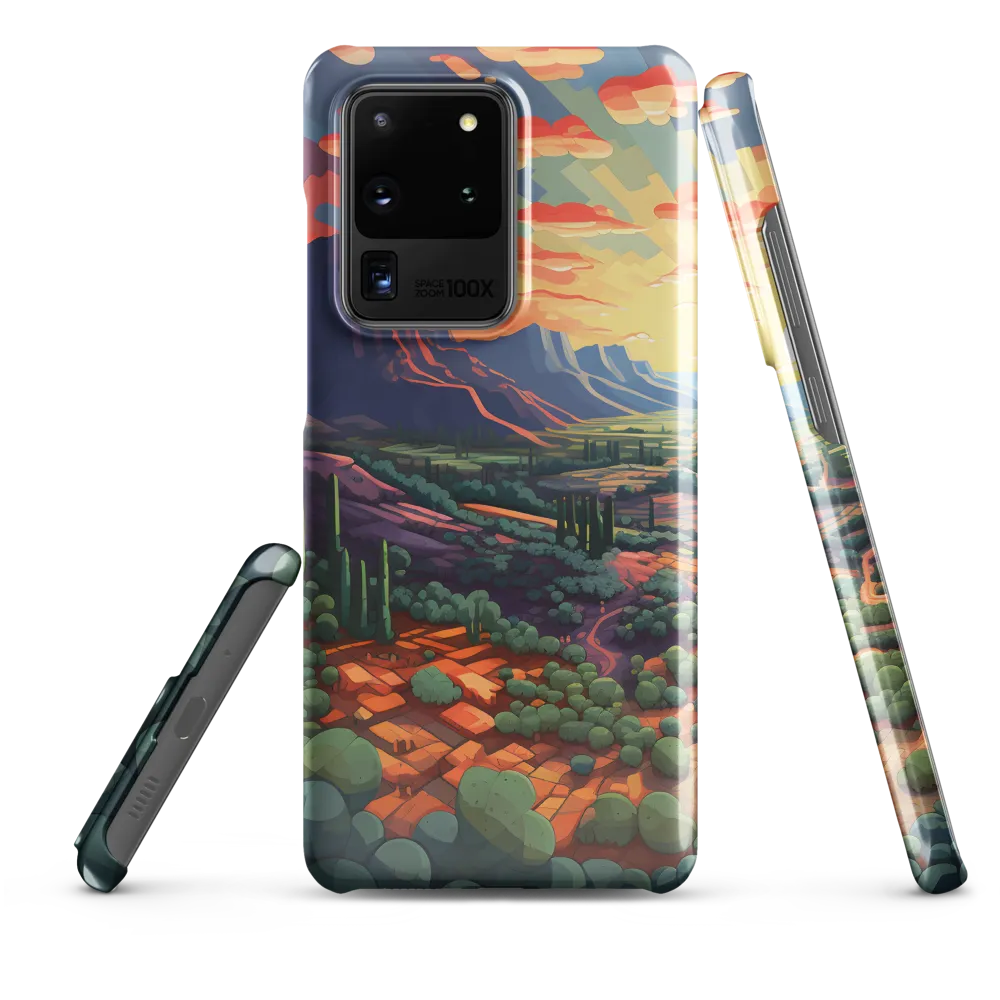 Desert Serenity at Dusk | Phone Case |  S20 Ultra | Snap Case | Glossy
