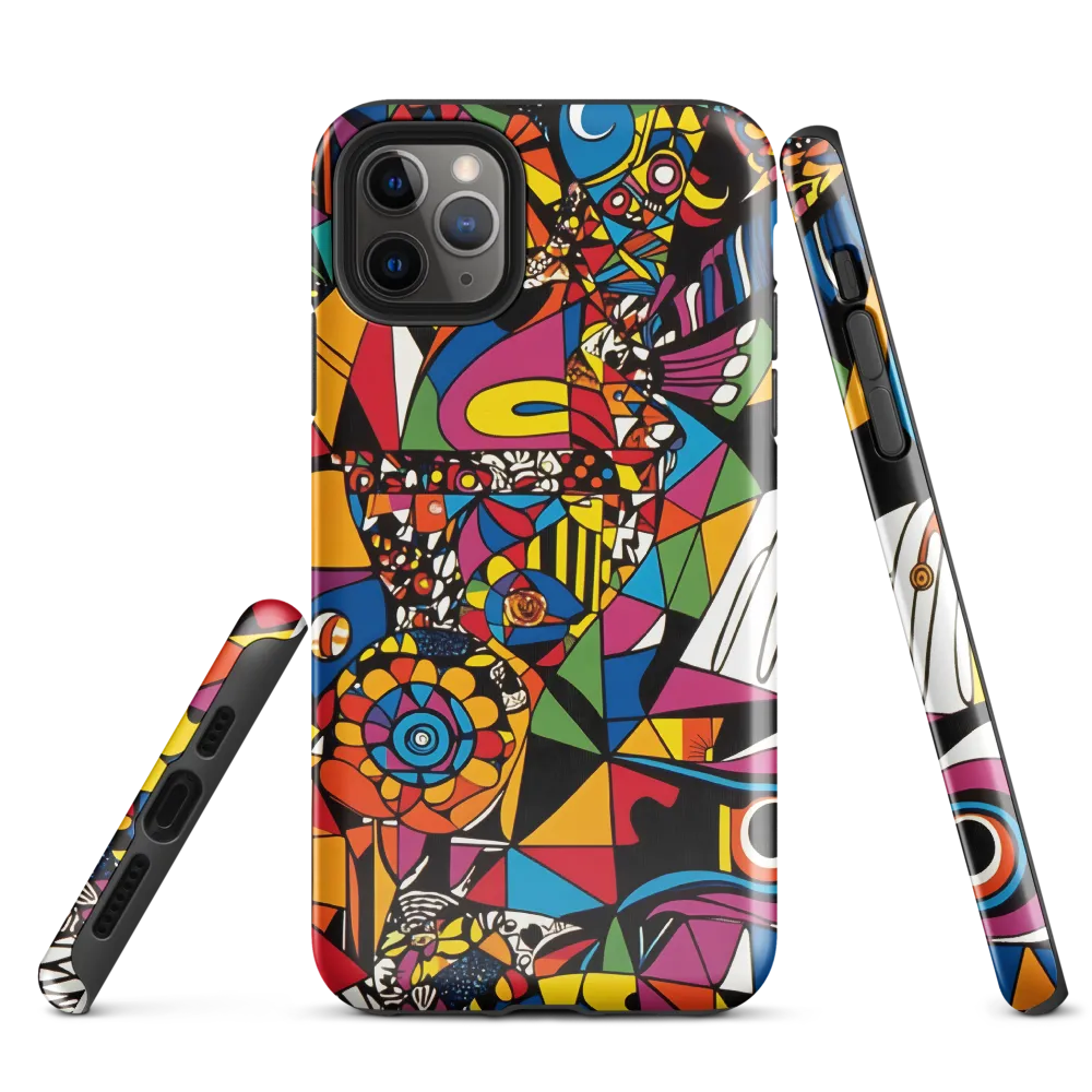 Geometric Dreams in Vivid Colors | Phone Case |  11 Pro Max | Tough Case | Glossy