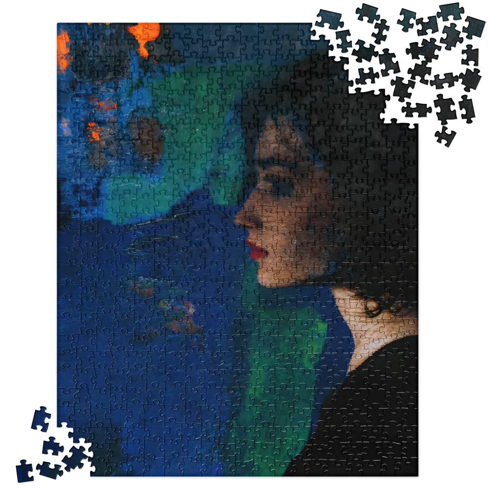 Contemplation in Blue | Jigsaw Puzzle | 520 pieces