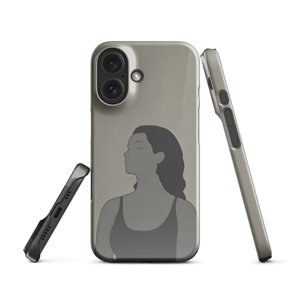 Serenity in Monochrome | Phone Case |  16 | Snap Case | Glossy