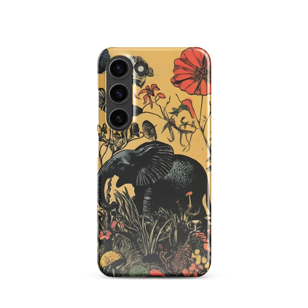 Floral Majesty: The Elephant's Sanctuary